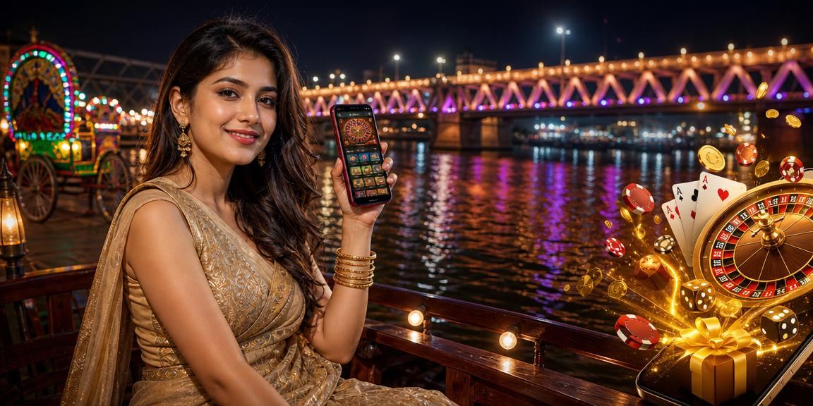 ঢাকায় রাতের বাজারে fg99 অ্যাপে উত্তোলনের দৃশ্য